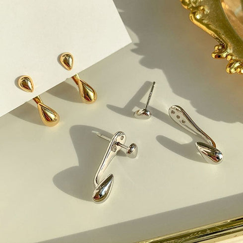 Cercei din argint Sika (Silver/Gold)